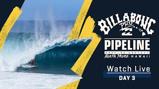 WATCH LIVE Billabong Pro Pipeline  Day 3 [upl. by Chita]