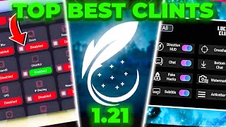 top best survival clients for MINECRAFT BEDROCK 121minecraft [upl. by Ydolem772]