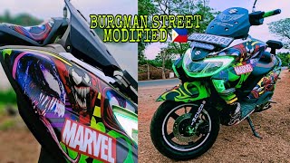 SUZUKI BURGMAN STREET 125 MODIFIED COMPILATION 2020 PHILIPPINES [upl. by Bowler]