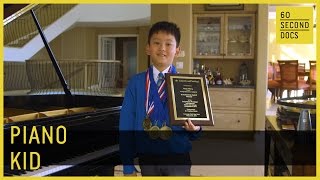 9YearOld Piano Prodigy  Ryan Wang  60 Second Docs [upl. by Westfall]