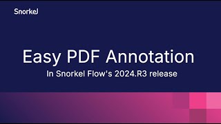 Easy PDF Annotation in Snorkel Flow—Just Click Drag and Choose Your Label [upl. by Sherwin]