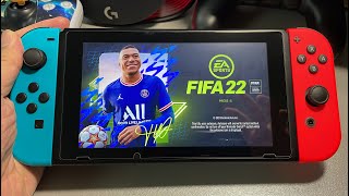 EA Sport FIFA 22 Gameplay On Nintendo Switch [upl. by Nade337]