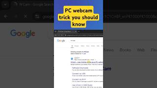 PC Webcam Trick usefultips pctips pctricks [upl. by Kneeland]