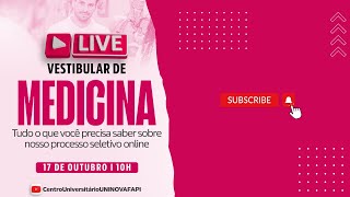 Live Vestibular de Medicina 20251 [upl. by Anelrihs290]