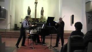 Mozart Church Sonata in F Major arranged for Oboe Violin and Piano [upl. by Assenej]