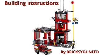 LEGO CITY 7240 Fire Station Building Instructions [upl. by Spring]