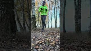 Jesień 2 bieg biegacz bieganie run running porannytrening laskabacki autumn jesień [upl. by Dellora]