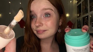 ASMR Girl Who Is Obsessed With You Does Your Makeup [upl. by Novets]