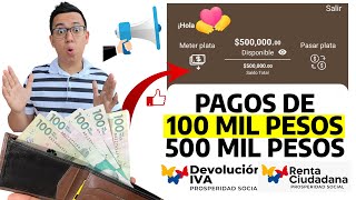 Iniciaron pagos por BICO de 100 mil pesos y de 500 mil pesos  Banco Agrario de Colombia [upl. by Zilef]