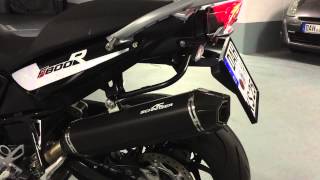 BMW F 800 R AC SCHNITZER STEALTH AUSPUFF [upl. by Yager]