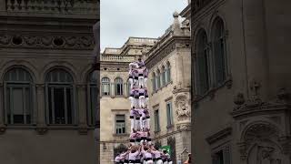 castellers barcelona barcelonaexperience catalunyaexperience THE CLIMB [upl. by Maillil222]