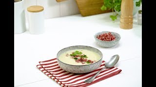 Sellerie Kokos Suppe mit Speck [upl. by Enileqcaj753]