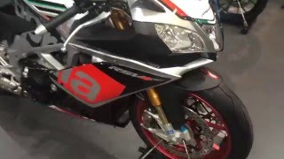 2016 Aprilia RSV4 RF Racing Factory Superbike EXPO Brussels [upl. by Eillo]