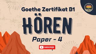 Goethe Zertifikat B1 Exam Modelltest  Paper  4  Hören mit Lösungen  German Samosa [upl. by Gilroy400]