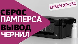 Сброс памперса и вывод отработанных чернил для Epson XP [upl. by Adolfo]