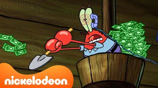 Spongebob  Tuan Krab Dihipnotis  Lebih Banyak Episode BARU  Nickelodeon Bahasa [upl. by Annawt642]