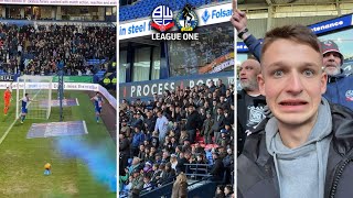 Away Fans Sing “Thogden is a WKER” at Bolton… [upl. by Anih]