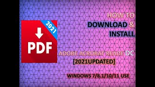 How To Download amp Install For PDF Reader DC  Windows 7811011 sinhala  GEEK BRO [upl. by Lemire]