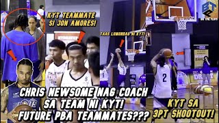 KYT SUMALI SA 3PT SHOOTOUT BIGAY TODO SA SCRIMMAGE GAME CHRIS NEWSOME AT KYT FUTURE TEAMMATES [upl. by Ahsim]