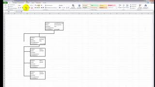 Ein Organigramm mit Excel erstellen ohne SmartArt [upl. by Aundrea]