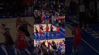 The moment The shot The Big Ragu 🔥🔥 knicks nba basketball [upl. by Cj585]