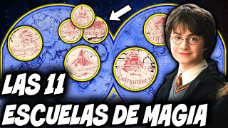 La Historia de TODAS las Escuelas de Magia Las 11 – Harry Potter Explicado [upl. by Cyler855]