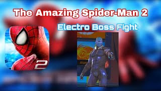 The Amazing SpiderMan 2 Electro Boss Fight AndroidiOS [upl. by Aelanej]