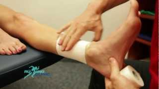 Shin Splints taping medial tibial stress syndrome [upl. by Venterea196]