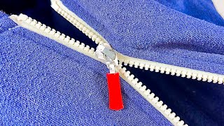 A Tailor showed me this Method How to Fix Broken Zipper ￼ [upl. by Ihsar]