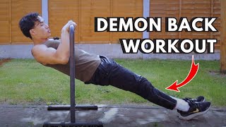 Develop a Demon Back With Calisthenics 4 Exercises For Beginners [upl. by Leakim]