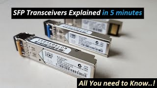 SFP Transceivers Explained in 5 minutes  All You Need to Know [upl. by Neruat]