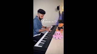 Canon in D on Piano 🎹 [upl. by Elyssa]