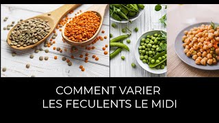 Comment varier les féculents le midi [upl. by Onitnatsnoc993]