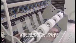 Medical Gauze Bandage Roll Slitting Rewinding Machine [upl. by Lamahj]