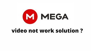 video on meganz not working easy solution  mega video not stream solution [upl. by Noemi]