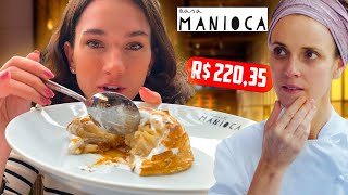 FUI NO RESTAURANTE DA JURADA MASTERCHEF HELENA RIZZO  MANIOCA [upl. by Giffer]