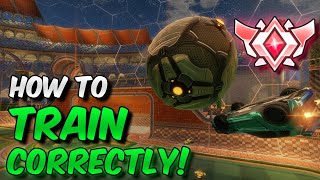 How I EFFICIENTLY TRAINGRIND to RANK UP in Rocket League TRC RL 20 [upl. by Aimak]