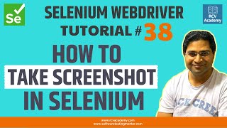 Selenium WebDriver Tutorial 38  How to Take Screenshot in Selenium [upl. by Allister]