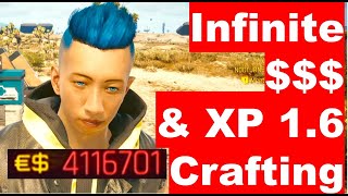 Infinite  amp XP 16 Crafting EXPLOIT Cyberpunk 2077 cyberpunk2077 [upl. by Eornom]