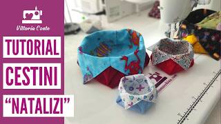 Come Cucire un Cestino di Stoffa FaidaTe Tutorial Completo e Facile [upl. by Anikes]