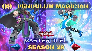 Yu Gi Oh Master Duel  Season 28  09  Pendulum Magician Replays  Decklist [upl. by Noby413]