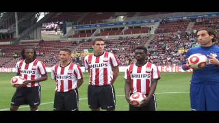 Nieuwe spelers gepresenteerd op PSV Fandag [upl. by Preston]