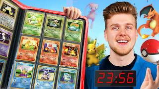 I Collected Every OG Pokemon Card in 24 Hours [upl. by Rahs]