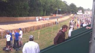 Holden VH Commodore Crashes at Goodwood Festival of Speed 2010 [upl. by Hardi445]