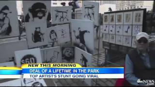 Banksy Sells Artwork for 60 on NYC StreetsNewsDay [upl. by Hildegarde]