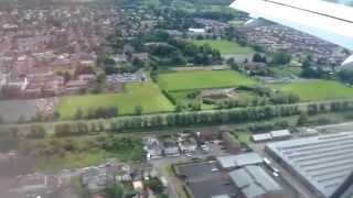 Airbus 320 landing at Belfast CIty Airport [upl. by Dera]