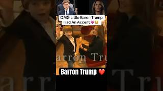 Barron Trump with mom ❤️ barrontrump melaniatrump donaldtrump trump usa trump2024 [upl. by Ayrotal]