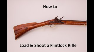 How to load and shoot a flintlock rifle [upl. by Cinnamon600]