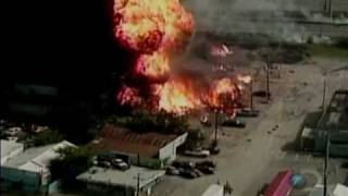 Oxyacetilene canister plant in texas blowing up [upl. by Annasiul119]