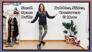 Roller Skating Drills for Beginners Great for Small Spaces [upl. by Ociram]